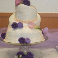My First Cake I made this cake for my anniversary. It was my first try at a decorated cake. It turned out nothing like i had planned but for a first ever...