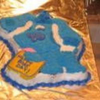 Pratice Blues Clues Cake I wanted to practice this cake for my daughters birthday party in Nov. Since today was Boss' day, I just put that on the cake and...