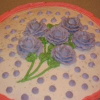 Course I Final Cake This was my Course I final cake. Had no clue what to do, so it is really plain!!