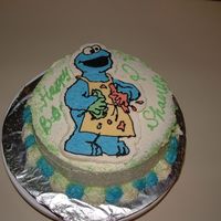 Cookie Monster Cookie Monster is BCT, with BC icing.