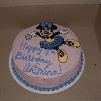 Minnie Mouse Birthday Cake BCT with BC Icing