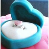 Ring Close-Up here's a close-up of the box for the ring (not the real ring that he used to propose).