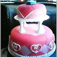 Pink Proposal Cake this was for a co-worker who was going to propose to his girlfirend but i actually used it for my course 3 final cake. i tried to get the...