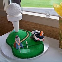 Groom's Cake I made this for my Son's wedding. Most of it was made with rice krispies and gum paste.