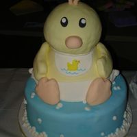 Baby Duck This is the cake I did for my best friend. I really loved how this turned out. Everyone kept asking me if it was a stuffed toy on top. The...