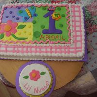 Hugs N Stitches Cake And Smash Cake Another view that includes the smash cake.