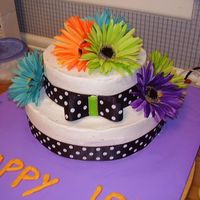 18Th B-Day ! This cake is for my daughter's 18th. Thanks for looking... any comments appreciated!