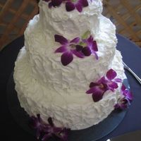 08/08/09 Sour Cream cake with Raspberry Ganache and Cream Cheese Frosting