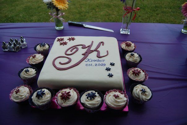 124696684838637.jpg wasc, 12 x 12 fondant, "K" will be her married name I was asked to match the invitations, and keep it simple.