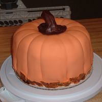 Pumpkin Cake My friend bought this for her sons fall festival