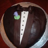 Grooms Cake Grooms cake with Red Velvet and cream cheese inside