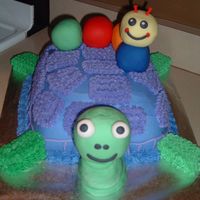 1St Bday Cake I made this for a friend. It was her son's first birthday. He loves Baby Einstein.