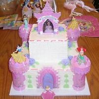 Princess Castle Birthday Cake 
