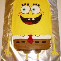 Sponge Bob Squarepants For a friend's granddaughter's birthday. I have never watched the show, so a HUGE thanks to all the folks on Cake Central for the...