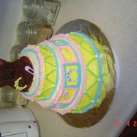 Baby Bear My first attempt at a "stacked" cake...