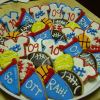 Sports Cookies I made these for our school sports theme when the teachers returned from summer break. They were a big hit!