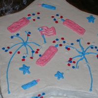 Experimental Disaster This was not a cake intended for anything special. I was just experimenting with the crusting butter cream and a white velvet cake. I didn...