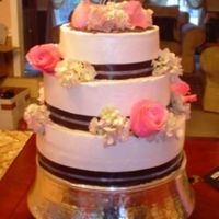 Chante' And Brandon Well, this is a cake I agonized over for the past few months. It was supposed to have flowers between the tiers, would've been my...