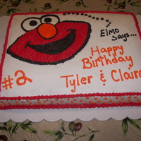Elmo done for friends twins