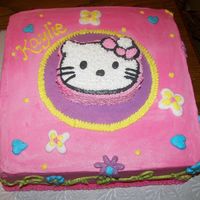 Kitty.jpg I made this cake for my daughters 6th birthday, she wanted Hello Kitty and this is what I came up with
