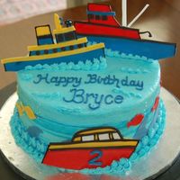 Birthday Boats! Fondant boats to match the birthday boy's favorite book.
