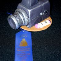 Hasselblad Camera i was very excited to win first place in the beginner novelty category at nc ices show. this was my first competition.the dummy cake is...
