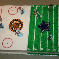 Football/hockey Cake 