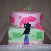 Mod Mom Here is my version of the Mod Mom cake. Thanks for all the ideas I found browsing through the galleries!