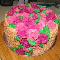 Basekt Of Roses This was very first attempt at cake making and I was really happy with the way itturned out. I used buttercream frosting (my favorite) and...