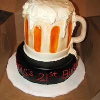 Beer Mug Cake First of all I would like to thank all the CC'ers for their inspiration and help.. Although this did not come out perfect, it was...