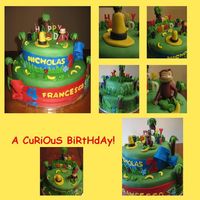 A Curious Birthday I got the inspiration for this cake from similar cakes on this board. I used twix bars for my tree trunks instead of pretzel sticks.The...