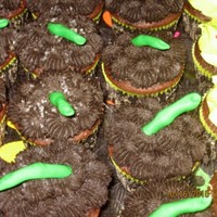 Witches Fingers I told that witch to keep her fingers off my cupcakes! I made these for my son's costume party. WASC Chocolate cupcakes with chocolate...