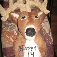 Deer Mount Cake 