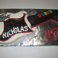Guitar Hero Cake 