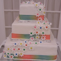 Daisy Wedding Cake 