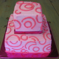 Pink Swirl Cake 