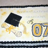 8Th Grade Graduation Made for our church schools 8th grade graduation. Their colors were black, gold and silver.