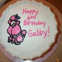 Pink Poodle (Round) FBCT.I have yet to perfect my reverse shell....