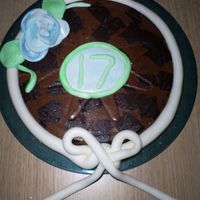 17Th B-Day Cake This is actually fudge (college kid, don't have an oven) and I improvised. I made the fudge and decorated it like a cake should be. It...