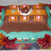 Thanksgiving Dinner! I got my inspiration from many similar cakes of this wonderful site. I don't think I did them any justice, but everyone loved it.