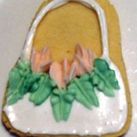 Flower Basket Cookie No fail w/ antonias icing and buttercream flowers and leaves