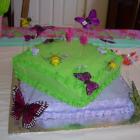 Butterfly Birthday Cake For 3 Year Old What happens when you are in the middle of a move, and all your supplies are packed up and you're at someone else's house?...