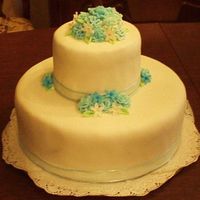 Mini Wedding Cake When my co-worker asked me to make his wedding cake, I was a little hesistant since I'm not a professional but he insisted. I made a...