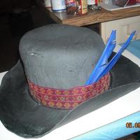 Old Black Cowboy Hat Made this cake to look like and old worn out cowboy hat. The cake is 3 layers covered in fondant. The brim needs to be made at least a week...
