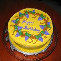 Grapevine German chocolate cake, coconut pecan filling, coconut cream BC icing