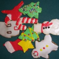 Chirstmas Cookies these are just some basic cookies i did at work for christmas