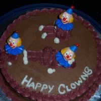 Happy Clowns This was my first cake thru the first wilton class