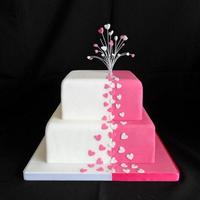 Confetti Hearts I got a new camera for my birthday so I just had to make a cake to try it out. Well it would be rude not to : )