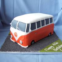 Vw Camper This was the cake that almost wasn't. It was ordered for a surprise party but then the guy found out & said he didn't want a...