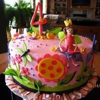 Fairy Birthday Cake Made this for a friends child for her fairy themed 4th birthday party. This cake mached the invites!